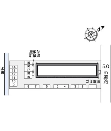 ★手数料０円★四日市市日永３丁目　月極駐車場（LP）